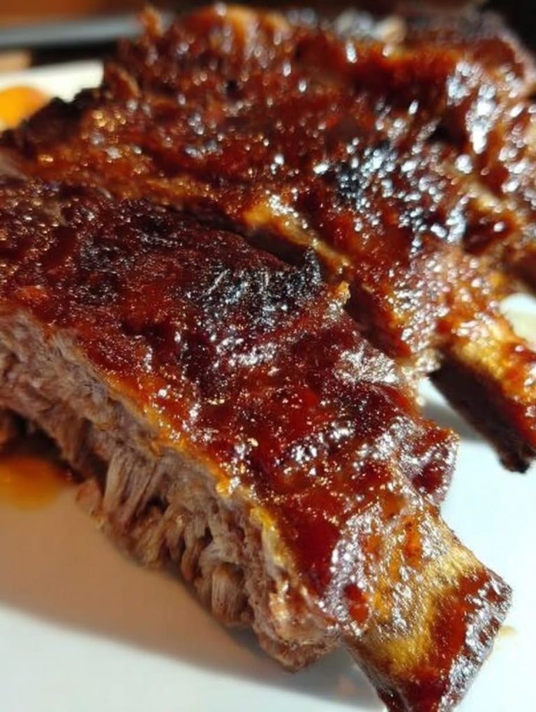 Large Hot Ribs Slow Cooked BBQ Ribs Recipe (Big Batch) – Yum Recipes