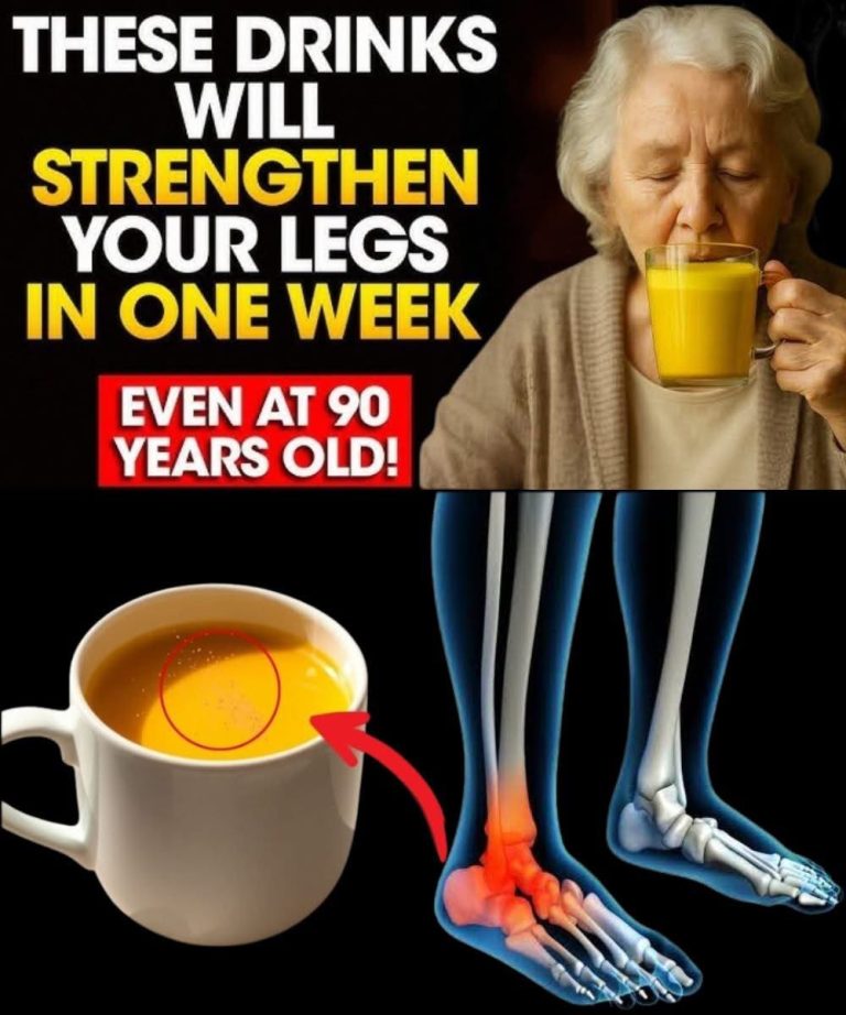 Powerful Drinks to Strengthen Your Legs in Just One Week – Even at 90 ...